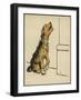 Dog in a Green Collar-Cecil Aldin-Framed Photographic Print