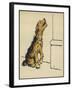 Dog in a Green Collar-Cecil Aldin-Framed Photographic Print