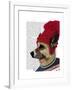 Dog in Ski Sweater-Fab Funky-Framed Art Print