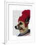 Dog in Ski Sweater-Fab Funky-Framed Art Print