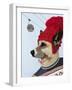 Dog in Ski Sweater-Fab Funky-Framed Art Print