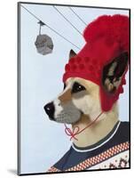 Dog in Ski Sweater-Fab Funky-Mounted Art Print