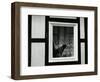 Dog In Window, Europe, 1968-Brett Weston-Framed Photographic Print