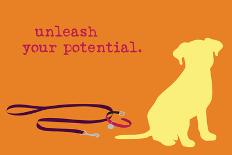 Unleash - Orange Version-Dog is Good-Art Print