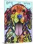 Dog Is Love-Dean Russo-Mounted Giclee Print