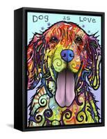 Dog Is Love-Dean Russo-Framed Stretched Canvas