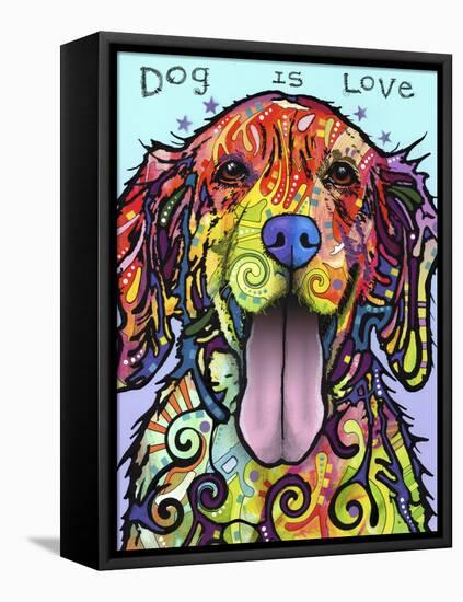 Dog Is Love-Dean Russo-Framed Stretched Canvas