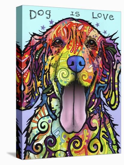 Dog Is Love-Dean Russo-Stretched Canvas