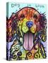 Dog Is Love-Dean Russo-Stretched Canvas