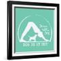 Dog is my Zen - Down with Dog-Dog is Good-Framed Art Print