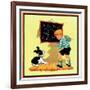 Dog Lesson - Child Life-Clarence Biers-Framed Giclee Print