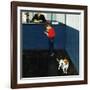 "Dog License", June 21, 1952-George Hughes-Framed Giclee Print