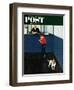 "Dog License" Saturday Evening Post Cover, June 21, 1952-George Hughes-Framed Giclee Print