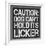 Dog Licker 2-Lauren Gibbons-Framed Art Print