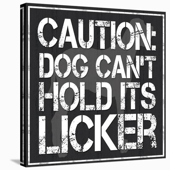 Dog Licker 2-Lauren Gibbons-Stretched Canvas