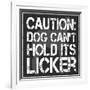 Dog Licker 2-Lauren Gibbons-Framed Art Print