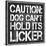 Dog Licker 2-Lauren Gibbons-Stretched Canvas