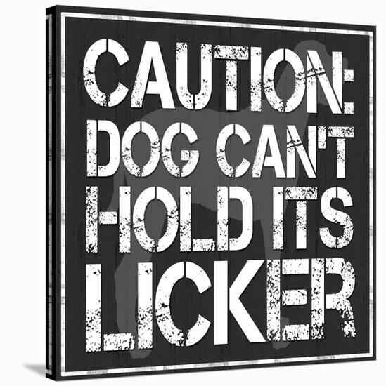 Dog Licker 2-Lauren Gibbons-Stretched Canvas