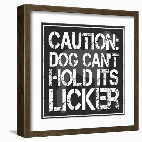 Dog Licker 2-Lauren Gibbons-Framed Art Print