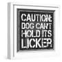 Dog Licker 2-Lauren Gibbons-Framed Art Print