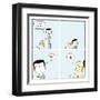 Dog Love-Reza Farazmand-Framed Art Print