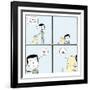 Dog Love-Reza Farazmand-Framed Art Print