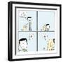 Dog Love-Reza Farazmand-Framed Art Print