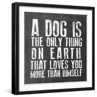 Dog Love-Erin Clark-Framed Giclee Print