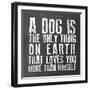 Dog Love-Erin Clark-Framed Giclee Print