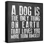 Dog Love-Erin Clark-Framed Stretched Canvas