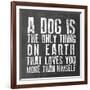 Dog Love-Erin Clark-Framed Giclee Print