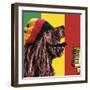 Dog Marley-Malcolm Sanders-Framed Giclee Print