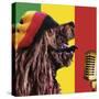 Dog Marley-Malcolm Sanders-Stretched Canvas
