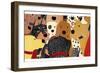 Dog Meeting-Stephen Huneck-Framed Giclee Print