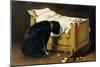 Dog Mourning its Little Master, 1866-A. Archer-Mounted Giclee Print