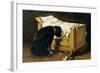 Dog Mourning its Little Master, 1866-A. Archer-Framed Giclee Print