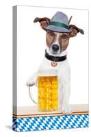 Dog Oktoberfest-Javier Brosch-Stretched Canvas