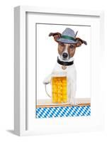 Dog Oktoberfest-Javier Brosch-Framed Photographic Print