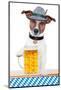 Dog Oktoberfest-Javier Brosch-Mounted Photographic Print
