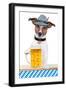 Dog Oktoberfest-Javier Brosch-Framed Photographic Print