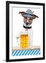 Dog Oktoberfest-Javier Brosch-Framed Photographic Print