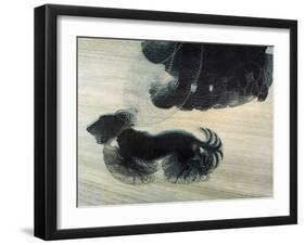 Dog On A Leash-Vintage Apple Collection-Framed Giclee Print