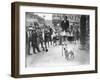 Dog on Stilts!-null-Framed Photographic Print