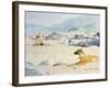 Dog on the Beach, Woolacombe, 1987-Lucy Willis-Framed Giclee Print