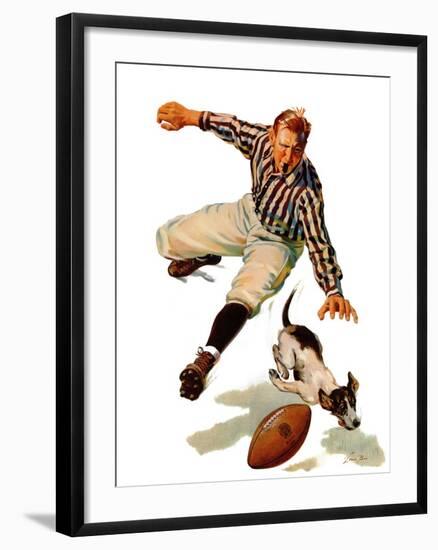 "Dog on the Field," October 18, 1941-Lonie Bee-Framed Giclee Print