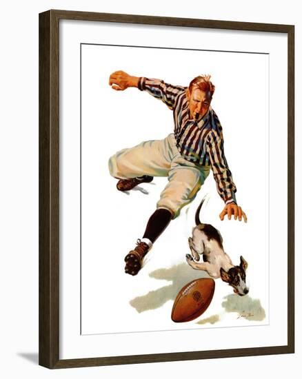 "Dog on the Field," October 18, 1941-Lonie Bee-Framed Giclee Print