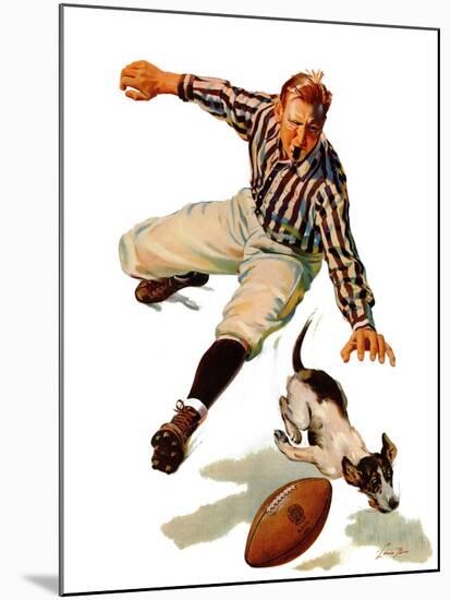 "Dog on the Field," October 18, 1941-Lonie Bee-Mounted Giclee Print