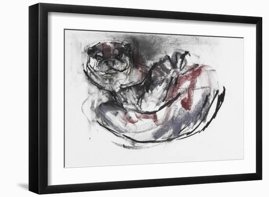 Dog Otter-Mark Adlington-Framed Giclee Print