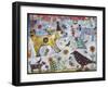 Dog Park Color-Jill Mayberg-Framed Giclee Print