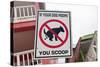 Dog Poop Sign-TamiFreed-Stretched Canvas